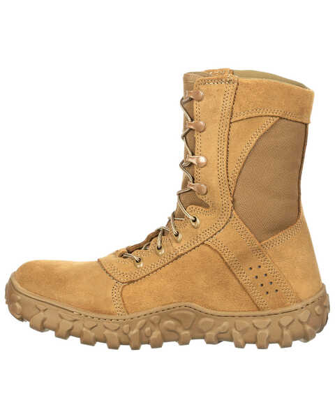 Rocky Men's S2V Tactical Military Boots - Steel Toe, Taupe, hi-res