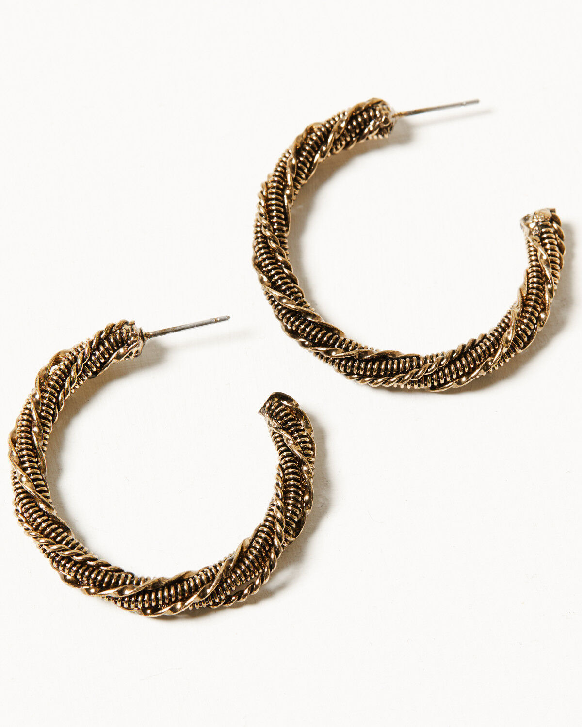 Image #2 - Shyanne Women's Summer Moon Antique Hoop Earring Set, Gold, hi-res