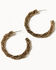 Image #2 - Shyanne Women's Summer Moon Antique Hoop Earring Set, Gold, hi-res