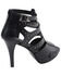 Image #9 - Milwaukee Performance Women's Studded Ankle Strap Sandals, Black, hi-res