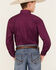 Image #4 - Panhandle Boys' Solid Long Sleeve Button Down Shirt, Maroon, hi-res