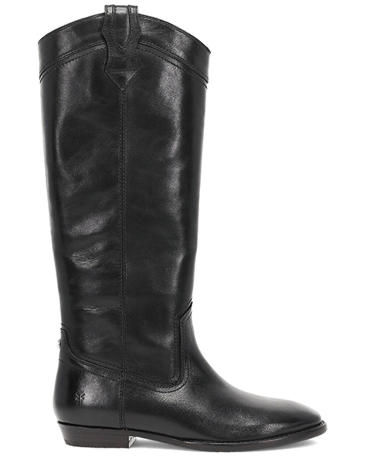 Image #2 - Frye Women's Blair Tall Western Boots - Round Toe, Black, hi-res