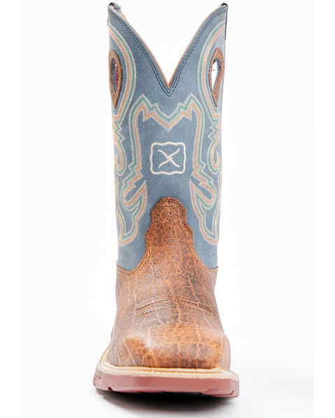 Image #4 - Twisted X Men's Brown Western Work Boots - Alloy Toe, Brown, hi-res