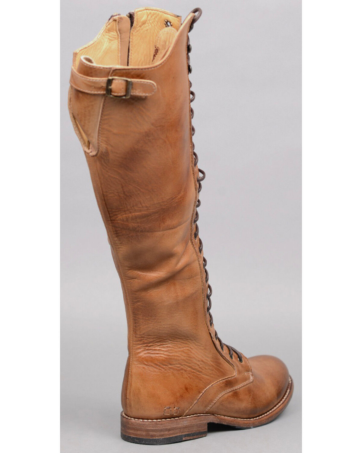 womens tall leather lace up boots