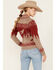 Image #4 - Pendleton Women's Alpine Print Zip Cardigan, Natural, hi-res