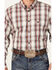 Image #3 - Cowboy Hardware Men's Dutton Plaid Print Long Sleeve Button-Down Western Shirt, Cream, hi-res