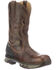 Image #1 - Lucchese Men's Performance Molded Western Work Boots - Composite Toe, Brown, hi-res
