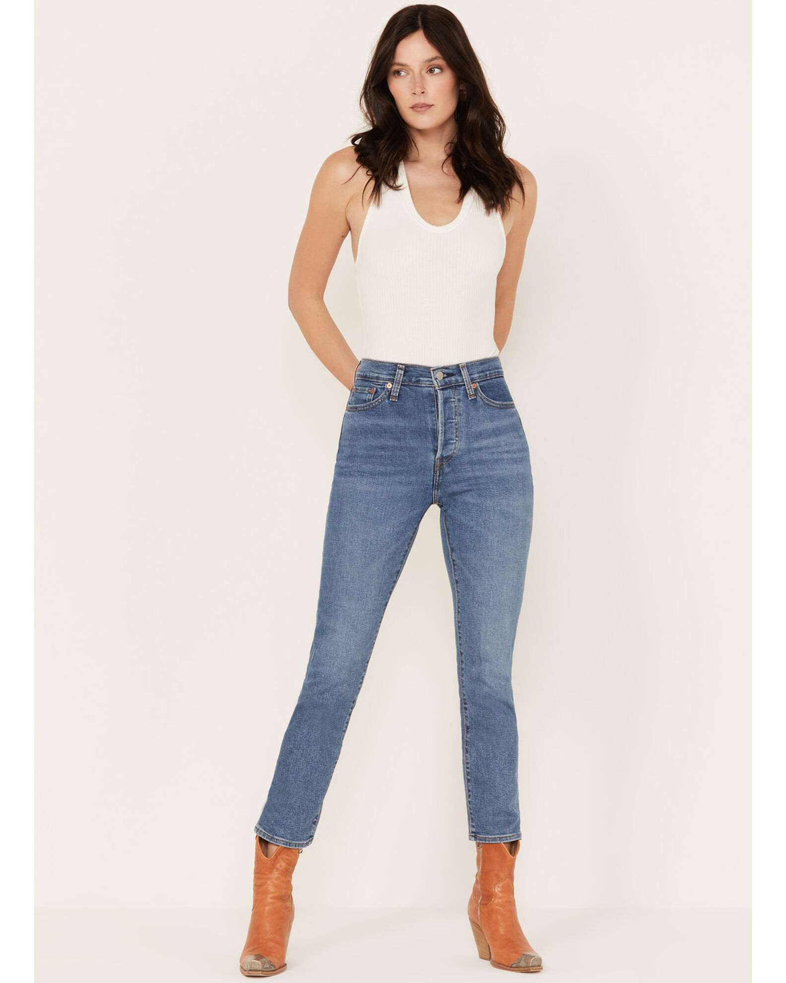 Levi's women's wedgie straight jeans clearance