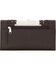 American West Women's Cow Town Pony Hair Tri-Fold Wallet , Chocolate, hi-res