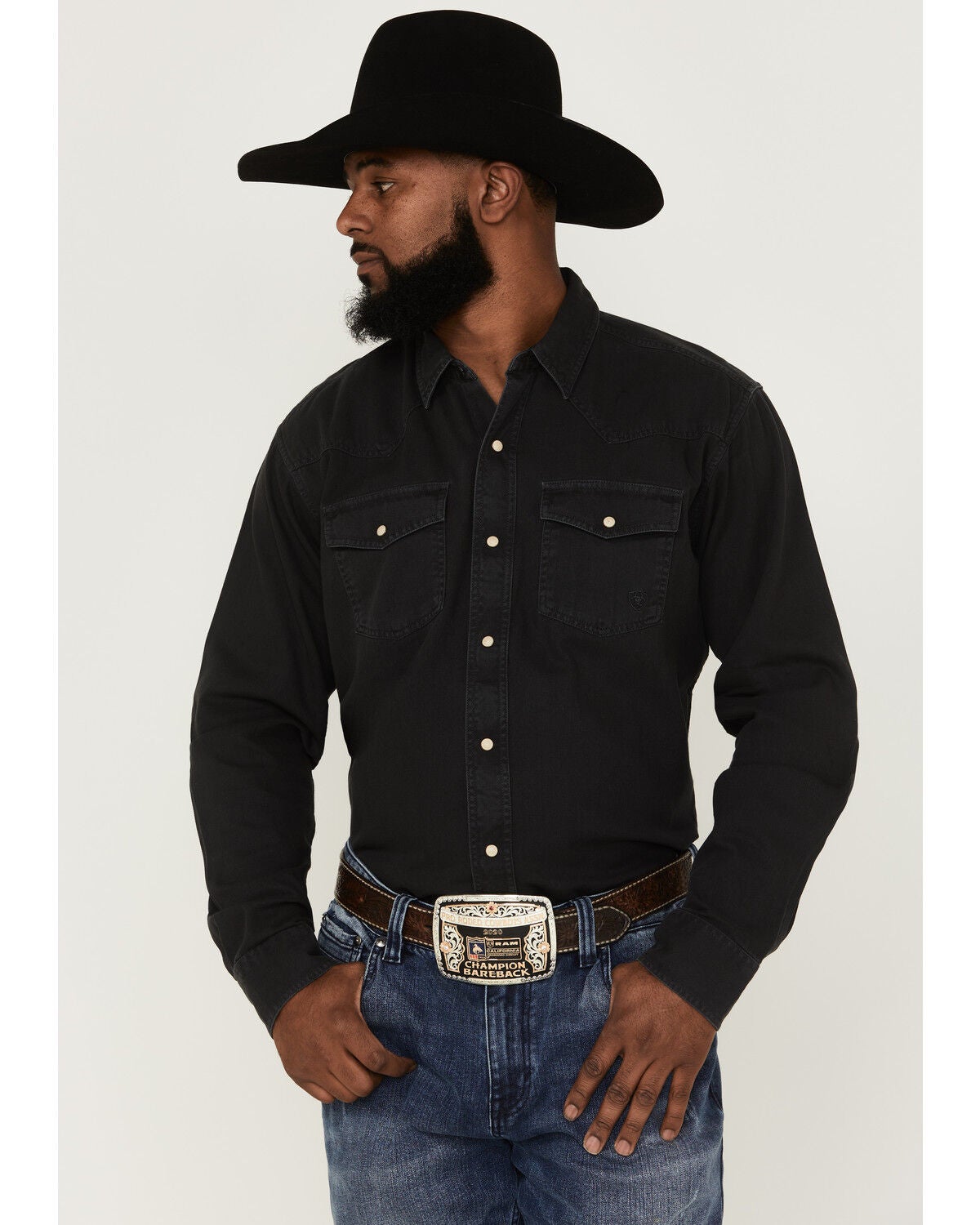 Product Name: Wrangler Men's Tonal Long Sleeve Snap Western Shirt