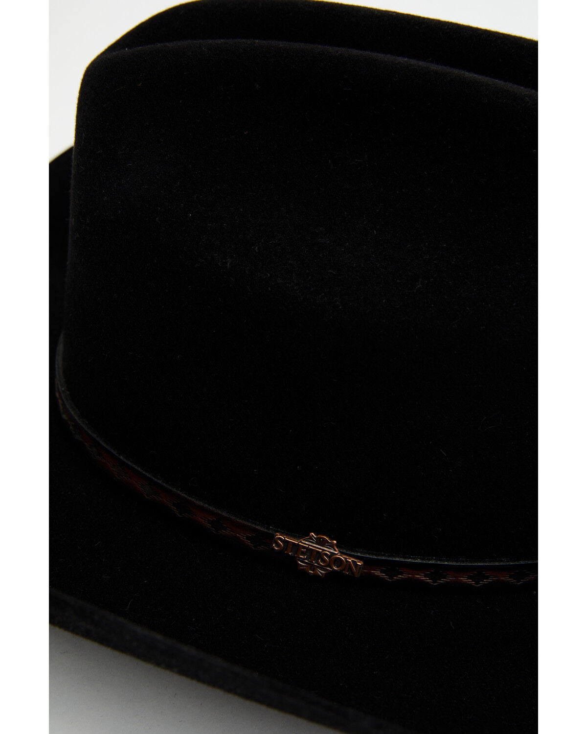 Image #2 - Stetson The Medalist Felt Cowboy Hat, Black, hi-res