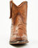 Image #4 - Sendra Women's Lizzie Western Booties - Snip Toe , Cognac, hi-res