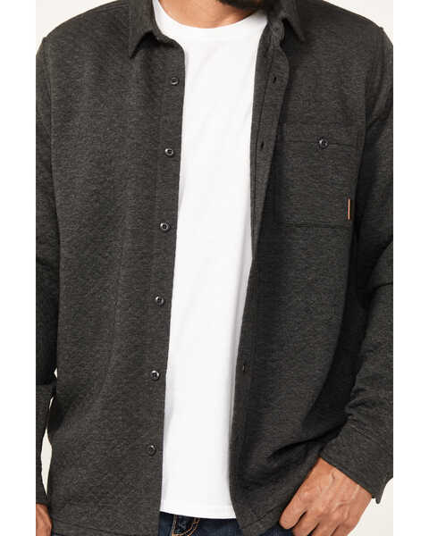 Image #3 - Brothers and Sons Men's Madison Long Sleeve Button Down Shirt Jacket, Charcoal, hi-res