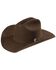 Justin Men's Rodeo 3X Wool Felt Cowboy Hat, Brown, hi-res