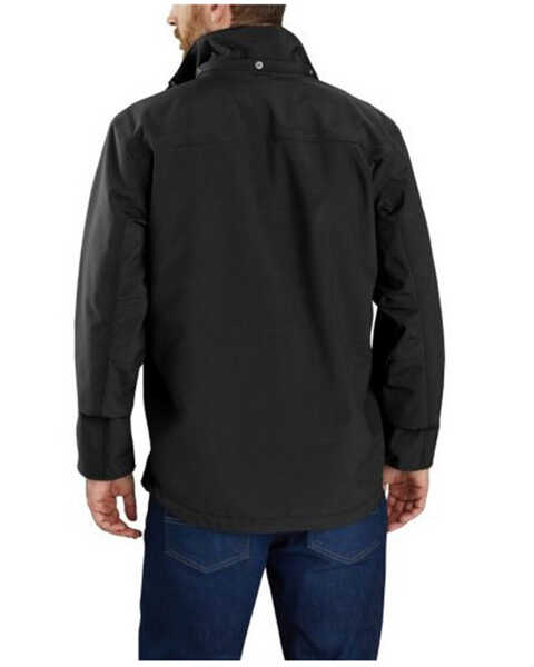 Image #2 - Carhartt Men's Shoreline Storn Defender Loose Heavyweight Zip-Front Work Jacket - Tall , Black, hi-res