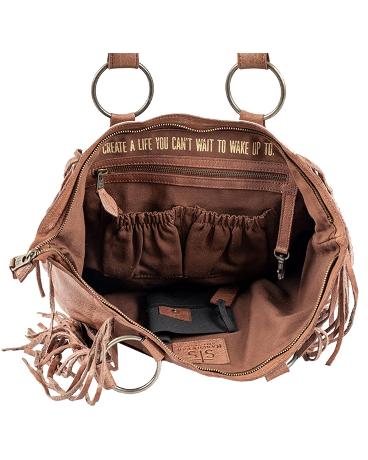 Image #3 - STS Ranchwear By Carroll Women's Indie Tote Bag, Brown, hi-res