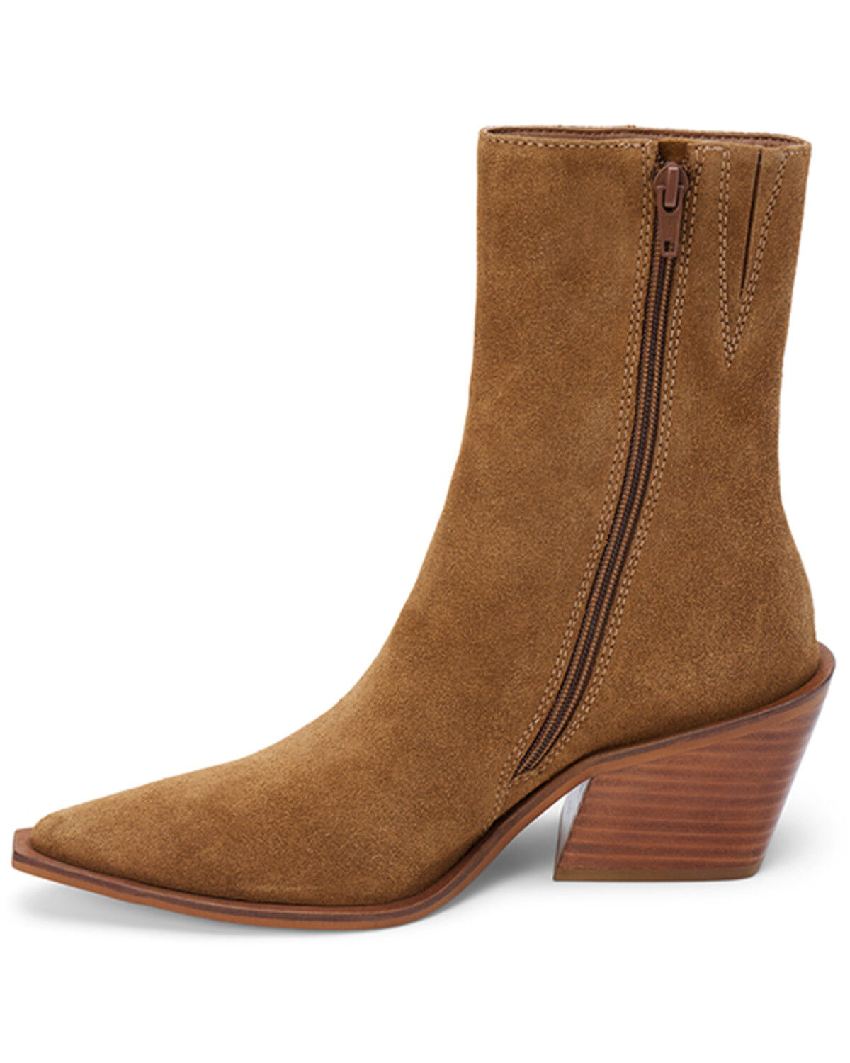 Image #3 - Matisse Women's Cleo Suede Ankle Boots - Snip Toe, Brown, hi-res