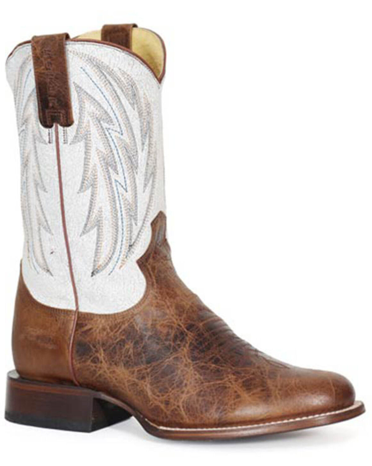 Image #1 - Roper Men's Parker II Western Boots - Broad Square Toe, Brown, hi-res