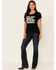 Idyllwind Women's Warrant Short Sleeve Trustie Tee , Black, hi-res