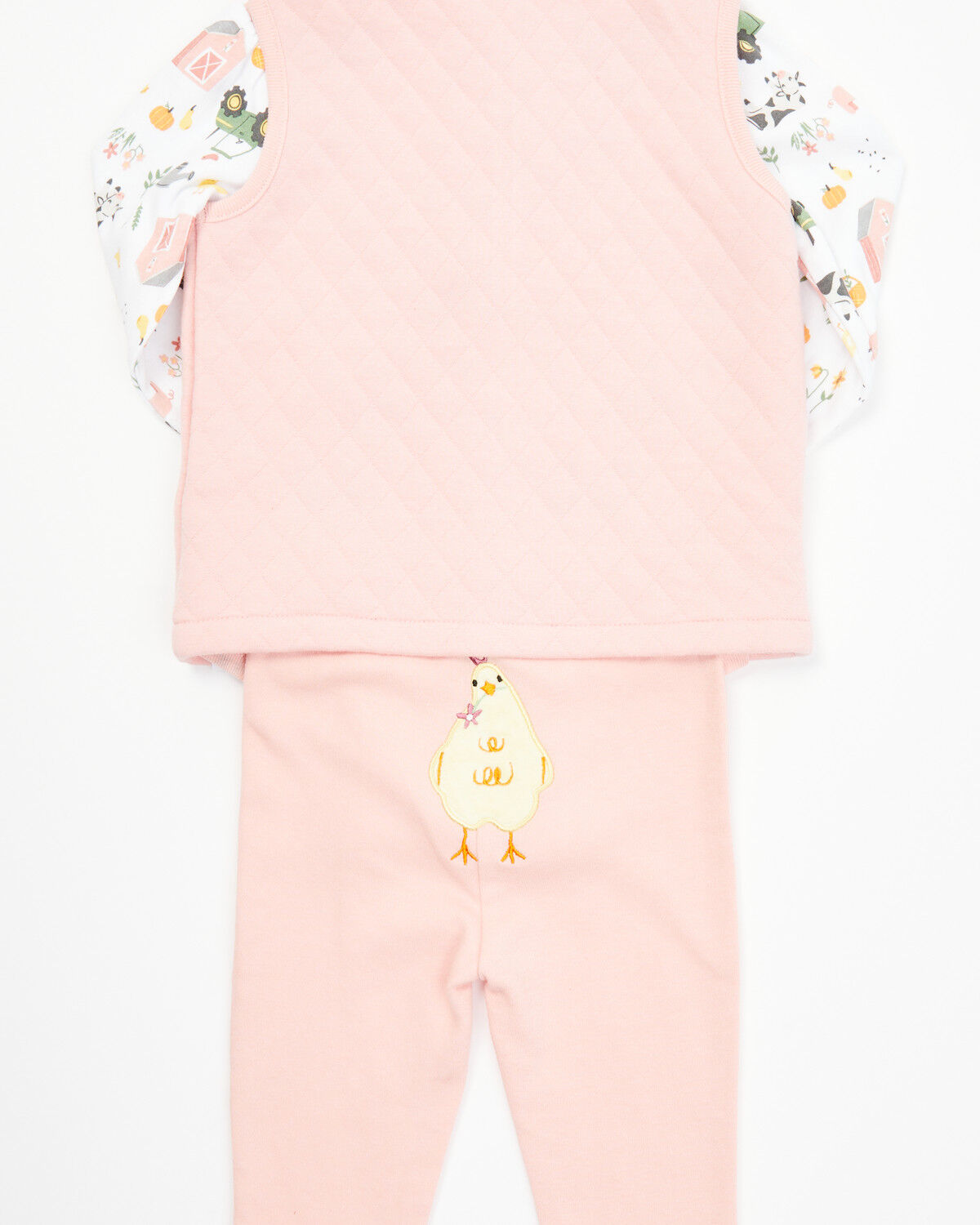 Image #5 - John Deere Infant Girls' Baby Chick Set - 3 Piece, Pink, hi-res
