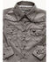 Image #2 - Cowboy Hardware Toddler Boys' Skill Scatter Long Sleeve Snap Stretch Western Shirt, Charcoal, hi-res