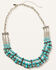 Image #2 - Shyanne Women's Midnight Sky Layered Turquoise Bead Set, Silver, hi-res