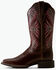 Image #2 - Ariat Women's Round Up Ruidoso Performance Western Boots - Broad Square Toe, Brown, hi-res