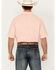 Image #4 - Ariat Men's VentTEK Outbound Solid Short Sleeve Button-Down Performance Shirt - Tall , Peach, hi-res