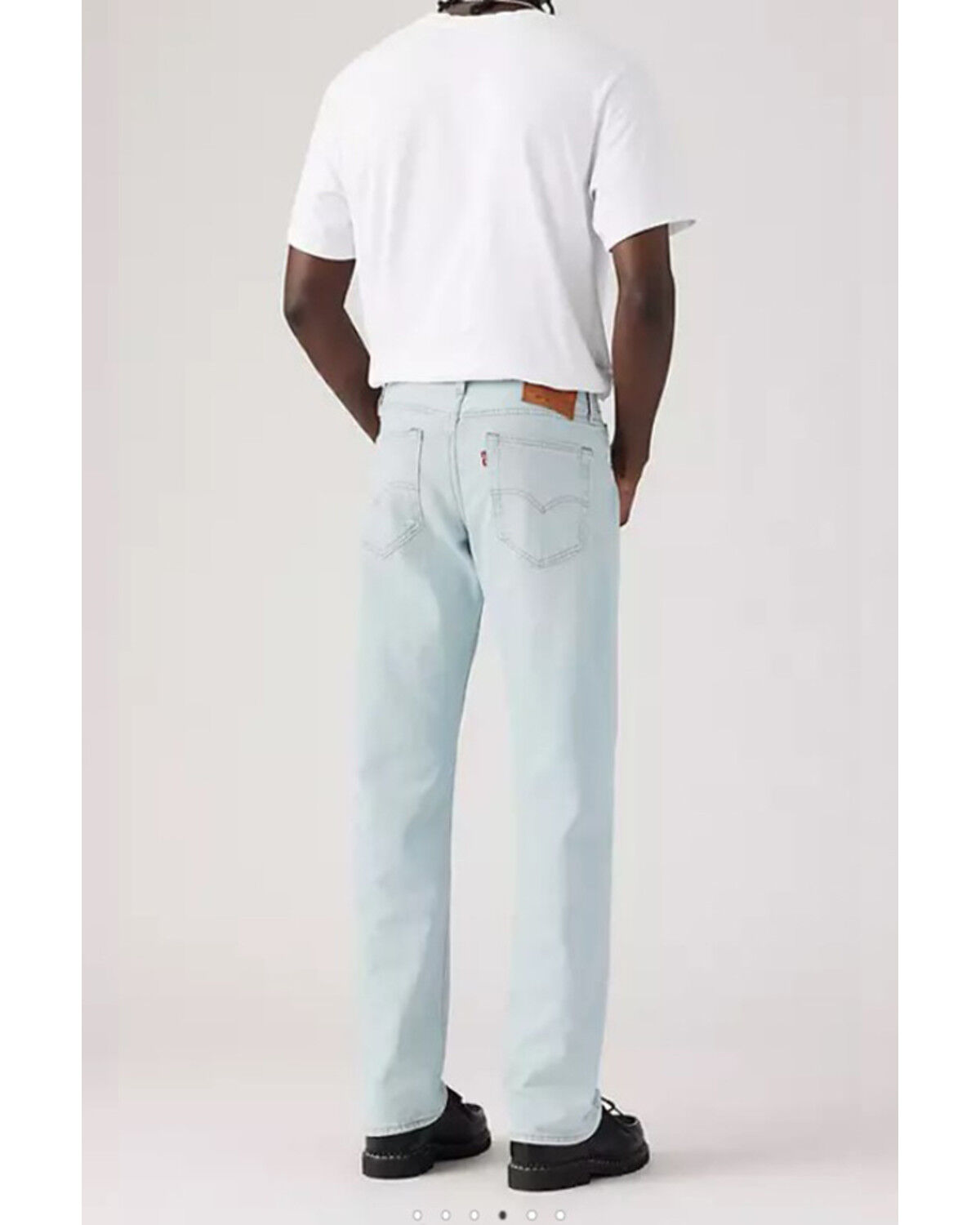 Image #2 - Levi's Men's 501 '93 Light Wash Straight Leg Relaxed Fit Stretch Denim Jeans, Light Wash, hi-res