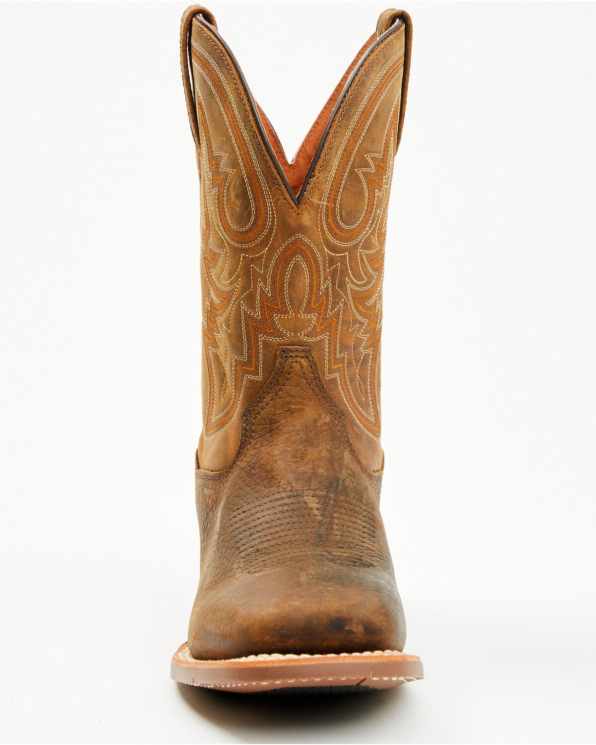Image #4 - Dan Post Men's Brigston Performance Western Boots - Broad Square Toe, Chocolate, hi-res