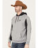 Hooey Men's Roughy Canyon Hooded Sweatshirt, Grey, hi-res