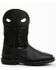 Image #2 - Double H Men's Shadow Waterproof Roper Boots - Broad Square Toe, Black, hi-res