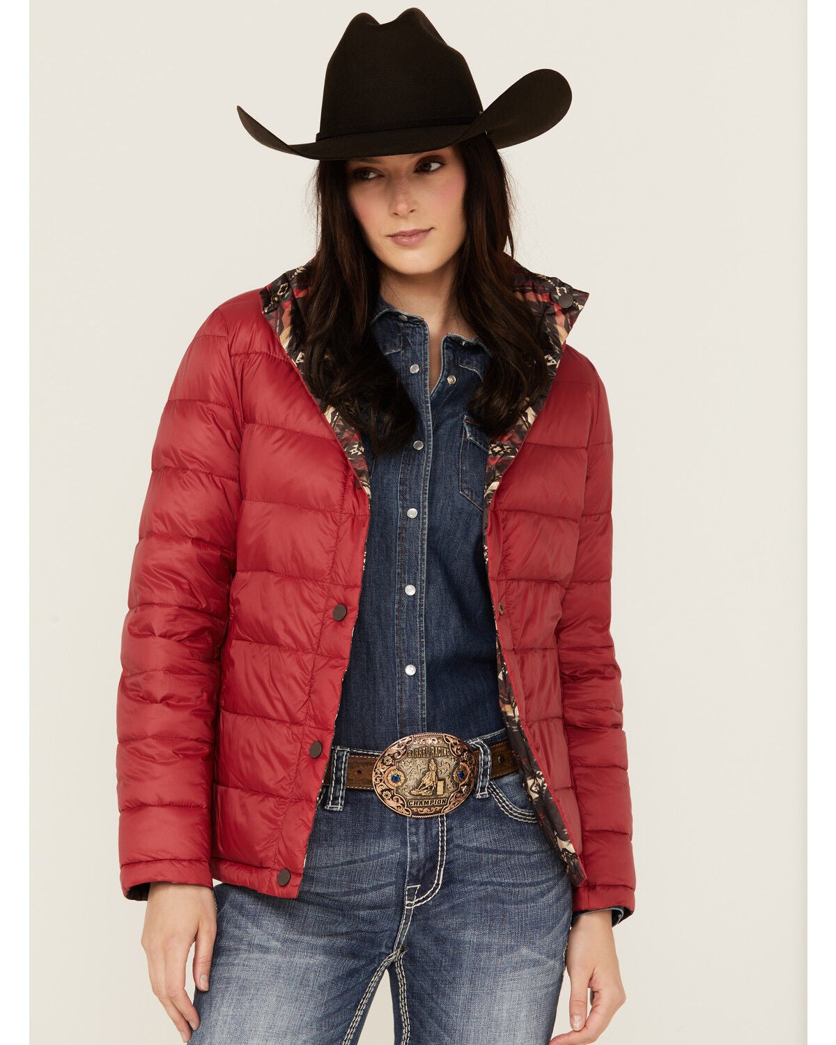 Image #1 - Pendleton Women's Biiteroot Reversible Packable Down Jacket , , hi-res