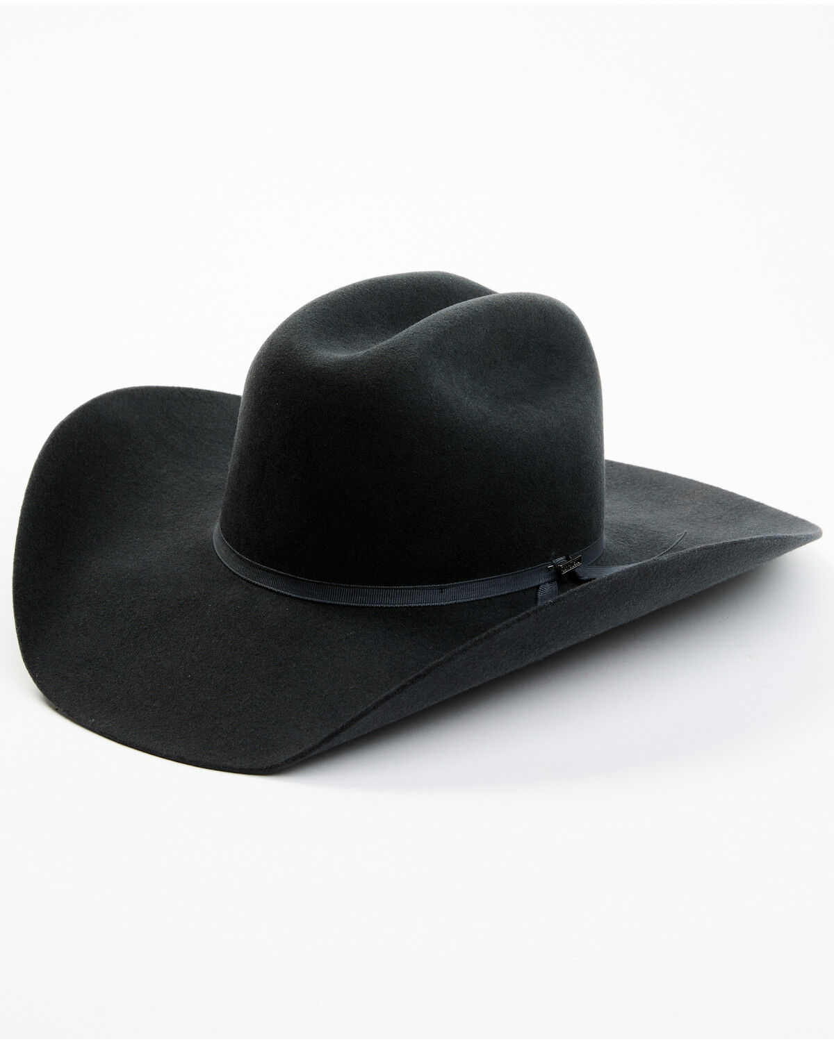 Image #1 - Serratelli 5X Felt Cowboy Hat, Grey, hi-res