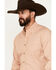 Image #2 - Cinch Men's Geo Print Long Sleeve Button-Down Western Shirt, Copper, hi-res