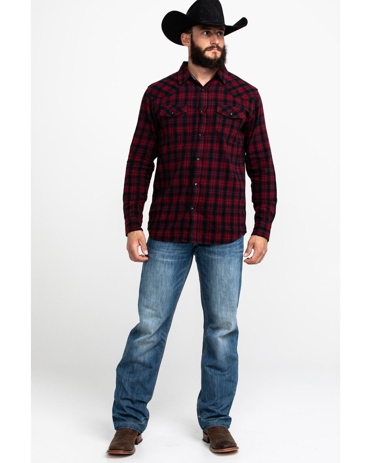 Cody James Men's Christmas Plaid Long 