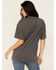 Image #4 - Youth in Revolt Women's Texas Hold Em Rhinestone Short Sleeve Graphic Tee, Black, hi-res