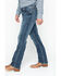 Wrangler Retro Men's Layton Medium Wash Low Rise Slim Bootcut Jeans - Tall, Indigo, hi-res