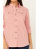 Image #3 - Ariat Women's Rebar Made Tough Long Sleeve Button-Down Work Shirt , Dark Pink, hi-res