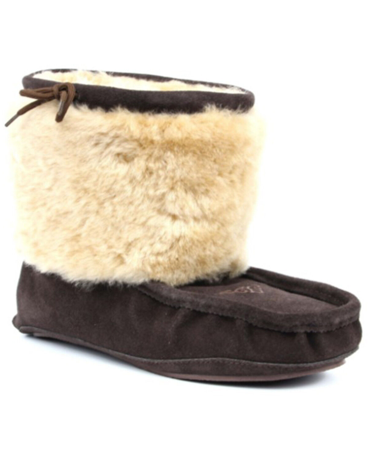 Image #1 - Superlamb Women's Navajo Moc Pull On Suede Booties - Moc Toe, , hi-res