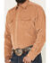 Image #3 - Wrangler Retro Men's Solid Corduroy Long Sleeve Snap Western Shirt, Tan, hi-res