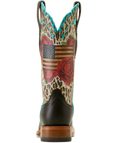 Image #3 - Ariat X Rodeo Quincy Women's Frontier Western Boots - Broad Square Toe , Black, hi-res