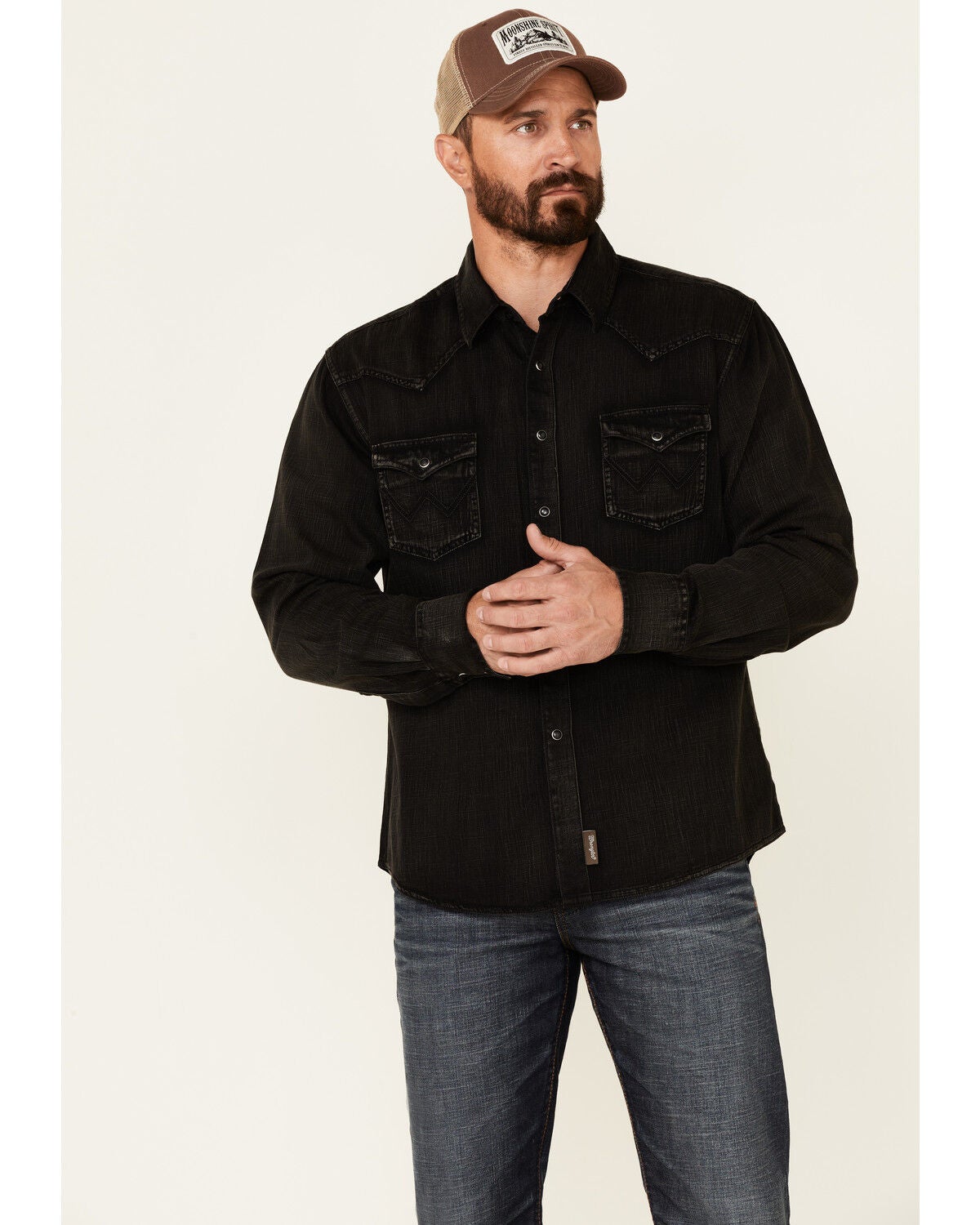 Men's Wrangler Denim Shirts - Sheplers