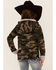 Image #4 - Ampersand Avenue Girls' Multi Camo Print 1/4 Zip Pullover, Multi, hi-res