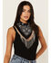 Image #1 - Idyllwind Women's Black Delray Bandana Necklace, Black, hi-res
