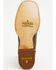 Image #7 - Dan Post Men's Exotic Python Belly Western Boots - Broad Square Toe, Taupe, hi-res