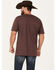 Image #4 - Moonshine Spirit Men's Diamond Short Sleeve Graphic T-Shirt, Burgundy, hi-res
