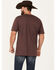 Image #4 - Moonshine Spirit Men's Diamond Short Sleeve Graphic T-Shirt, Burgundy, hi-res