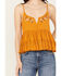Image #3 - Patrons of Peace Women's Embroidered Bonita Tank Top, Mustard, hi-res