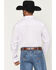 Image #4 - Wrangler X Cody Johnson Men's Geo Print Long Sleeve Button-Down Western Shirt, Light Purple, hi-res